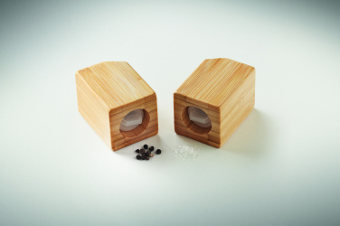 Logotrade corporate gifts photo of: Bamboo salt & pepper set