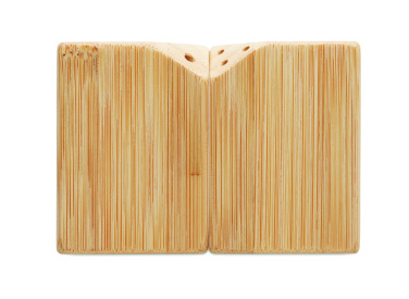 Logotrade promotional giveaways photo of: Bamboo salt & pepper set