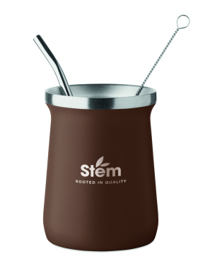 Logo trade promotional gifts picture of: Yerba mate tea cup