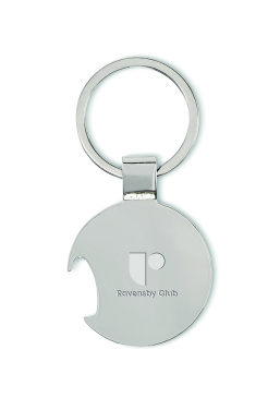 Logo trade corporate gifts picture of: Football keyring with opener