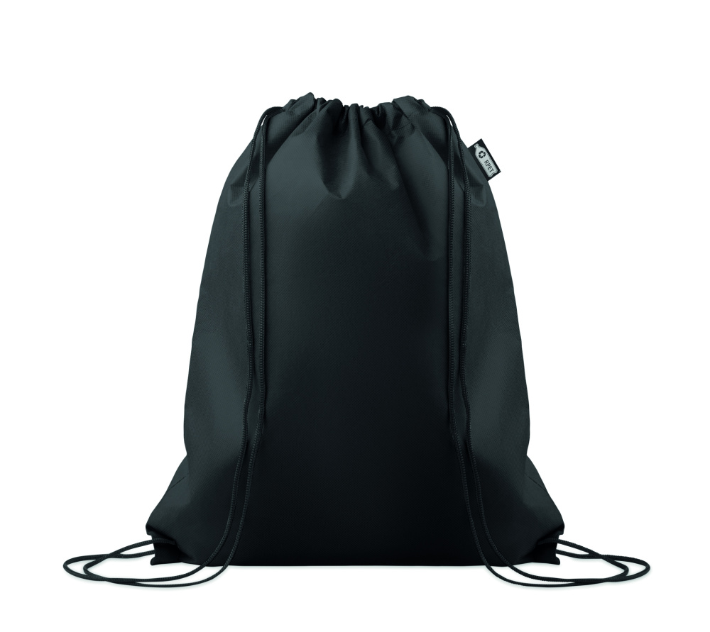 Logotrade promotional item image of: Drawstring bag RPET non-woven