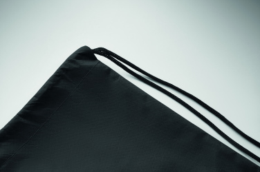 Logo trade promotional items image of: Drawstring bag RPET non-woven