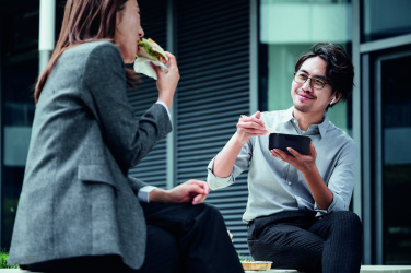 Logo trade promotional giveaways image of: Cooler lunch bag