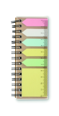 Logo trade corporate gifts image of: Memo pad in PP