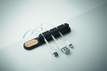 Logo trade promotional merchandise photo of: Silicone cable organiser