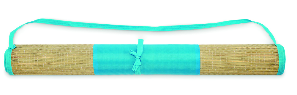 Logo trade promotional items picture of: Natural straw beach mat
