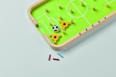 Logo trade promotional gifts image of: Wooden soccer game