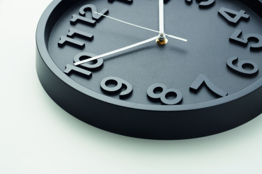 Logo trade business gift photo of: Wall clock in PP