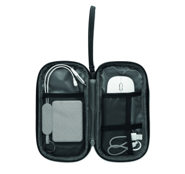 Logo trade corporate gift photo of: Tech organiser pouch 600D RPET