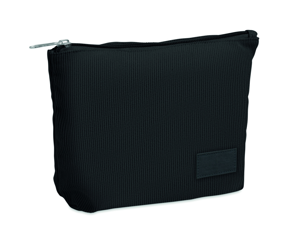 Logotrade promotional merchandise picture of: Corduroy cosmetic bag