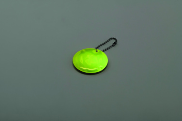 Logotrade advertising product picture of: Round reflective keyring