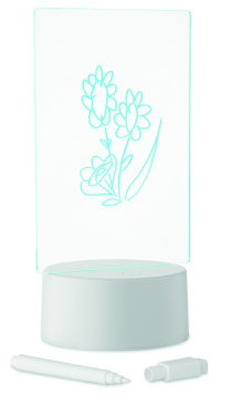 Logo trade promotional product photo of: Light-up LED memo board