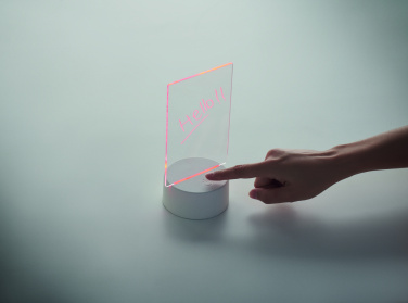 Logotrade promotional item picture of: Light-up LED memo board