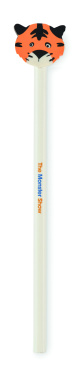Logo trade promotional item photo of: Wooden pencil in animal shape