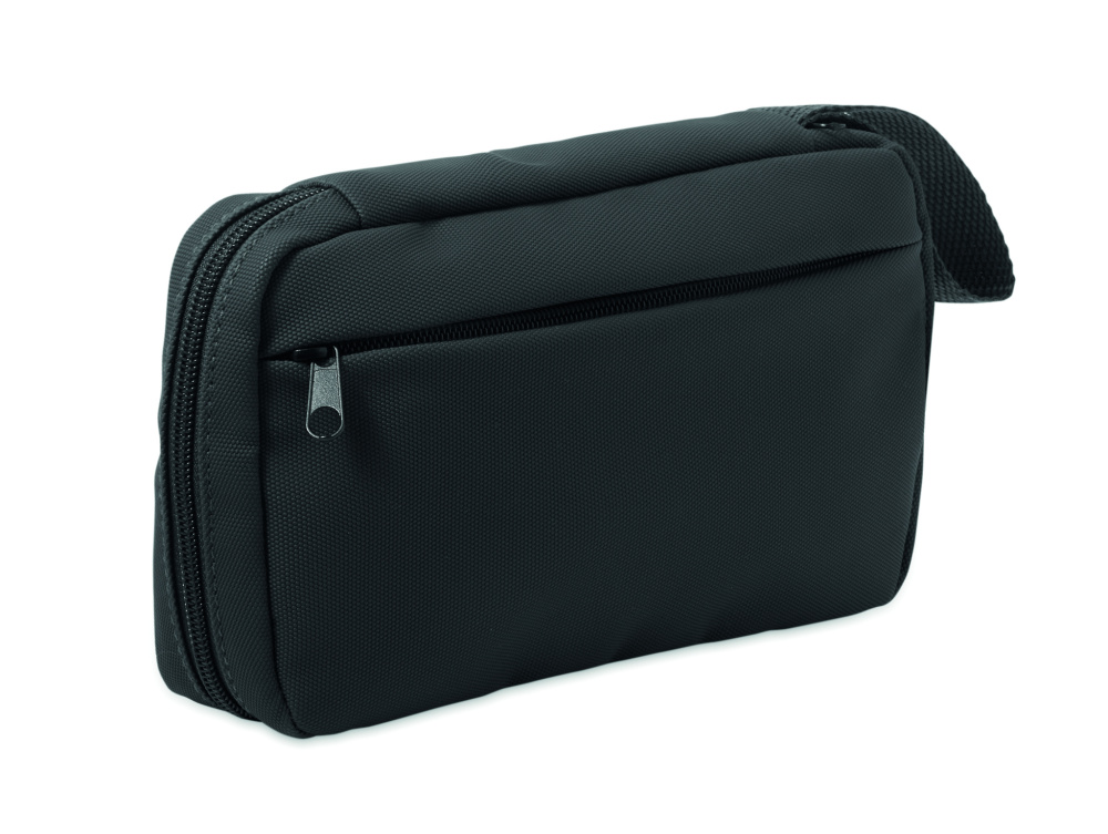 Logotrade promotional product picture of: Toiletry bag 600D RPET