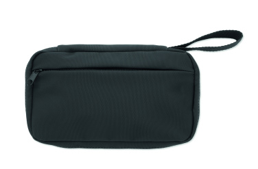 Logo trade promotional gift photo of: Toiletry bag 600D RPET