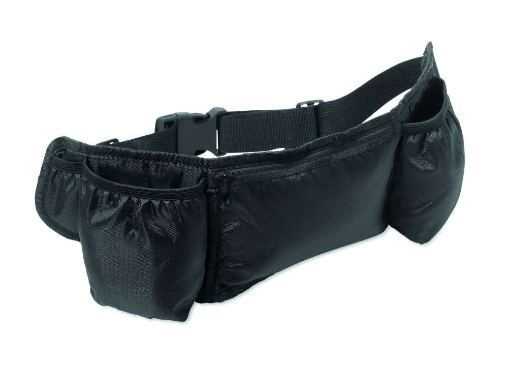 Logo trade promotional merchandise photo of: Sports waist bag 420D RPET