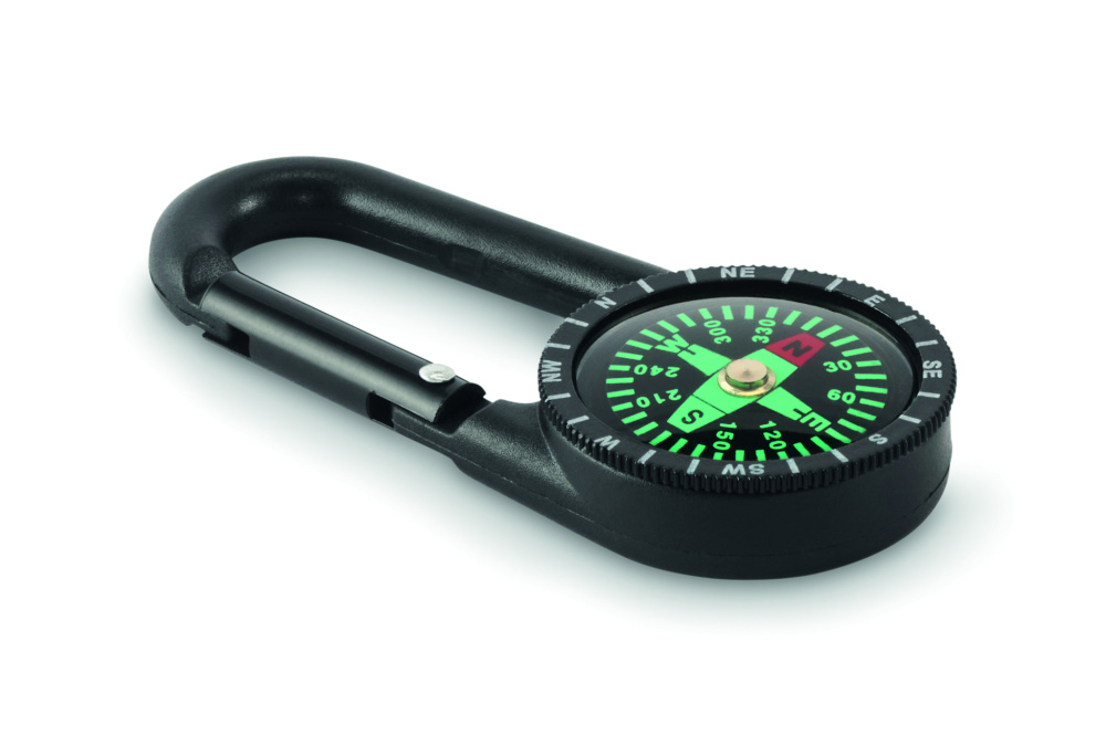 Logotrade promotional merchandise photo of: Outdoor compass with carabiner
