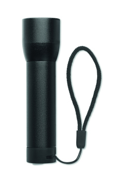 Logo trade promotional gift photo of: Aluminium rechargeable torch