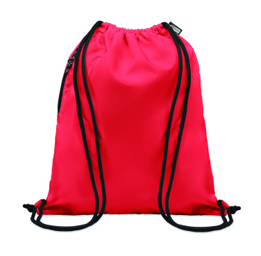 Logo trade promotional products image of: Large drawstring bag 300D RPET