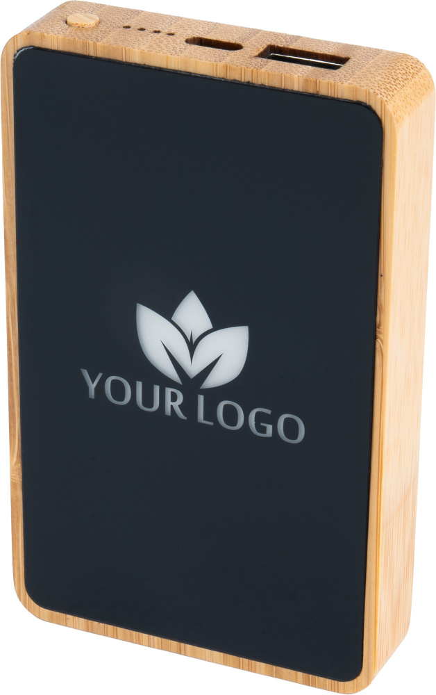 Logo trade corporate gift photo of: Power Bank 5000 mAh with illuminated logo