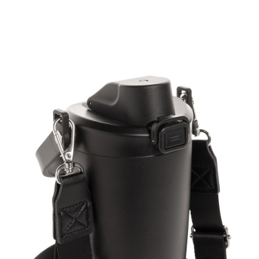 Logotrade promotional merchandise photo of: Avira Ayala RCS re-steel duosip lockable crossbody tumbler