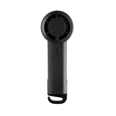 Logo trade promotional giveaway photo of: Twist RCS recycled plastic re-chargeable portable fan
