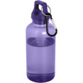 Oregon 400 ml RCS certified recycled plastic water bottle with carabiner, Dusk Purple