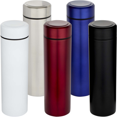 Logotrade promotional product picture of: Taylor 450 ml double wall stainless steel flask with tea strainer