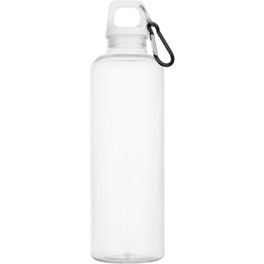 Logotrade corporate gift image of: Oregon 750 ml RCS recycled plastic water bottle with carabiner