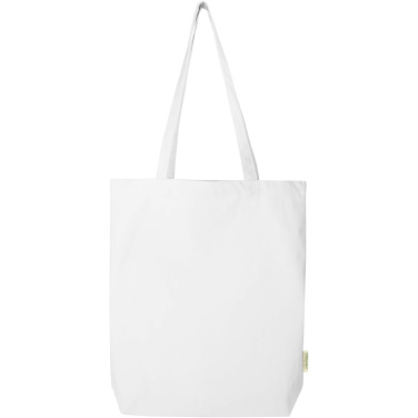 Logotrade promotional products photo of: Odisha 180 g/m² OCS organic wide bottom tote bag 11L