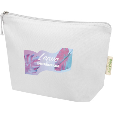 Logo trade promotional products picture of: Odisha 180 g/m² OCS organic toiletry bag 1L