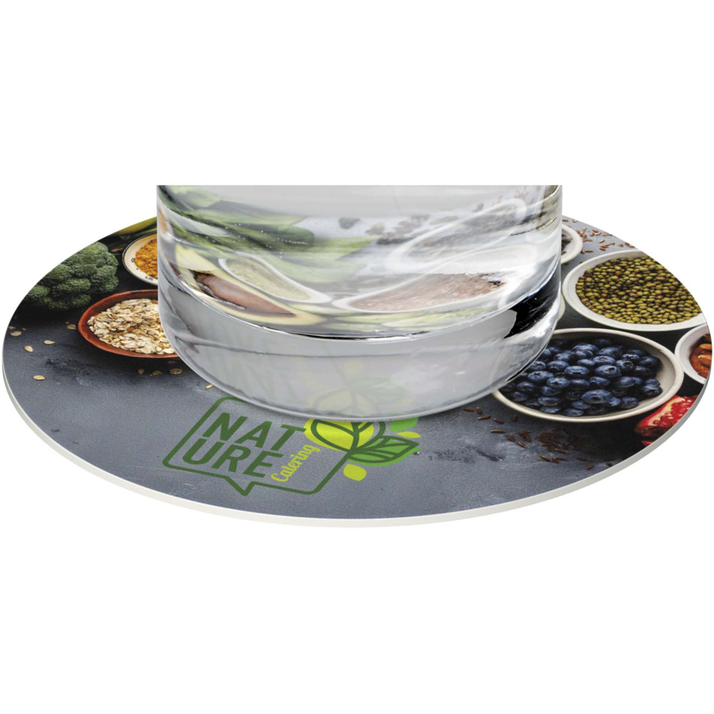 Logo trade business gifts image of: Lumin round coaster