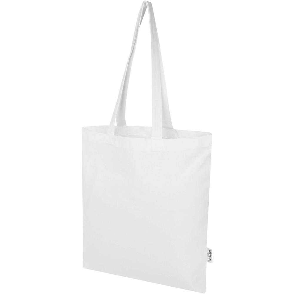 Logotrade promotional product picture of: Peru Blend 180 g/m² GRS recycled cotton tote bag 7L