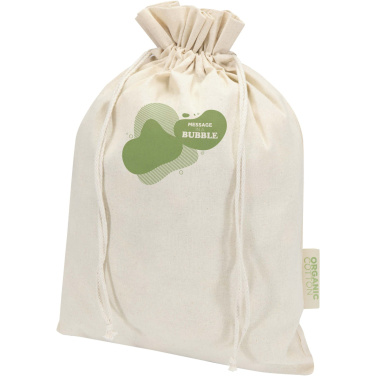 Logo trade promotional items image of: Odisha 140 g/m² OCS organic gift bag - 42 x 30 cm