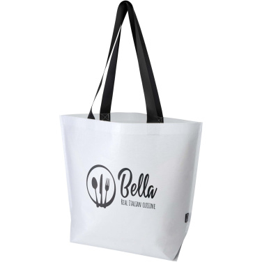 Logo trade promotional products image of: Duo GRS recycled double-laminated oversized tote bag 30L