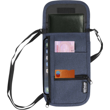 Logo trade business gift photo of: Ross GRS recycled smart travel pouch