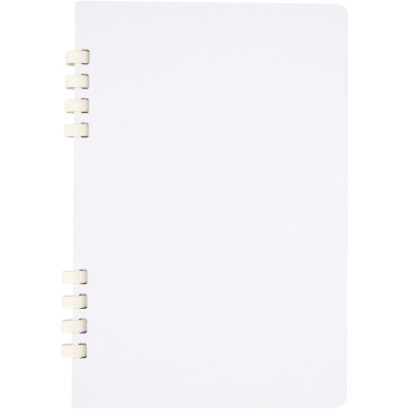 Logo trade promotional products image of: Fil A5 hard cover RCS recycled spiral notebook