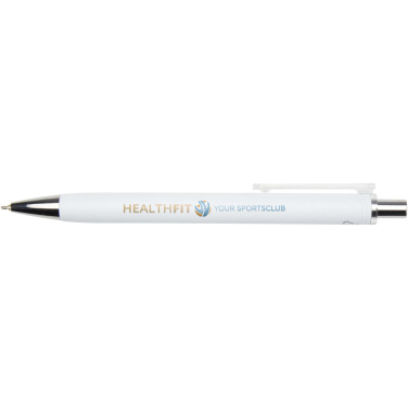 Logotrade advertising product picture of: Feld RCS recycled ballpoint pen with metallic finish (black ink)