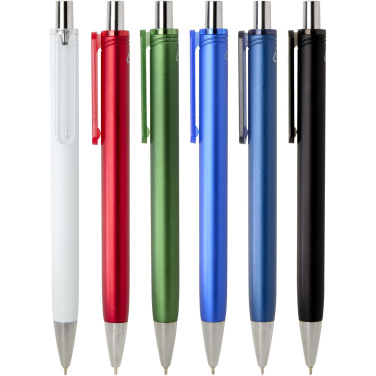 Logo trade promotional gift photo of: Feld RCS recycled ballpoint pen with metallic finish (black ink)