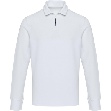 Logotrade promotional gift picture of: Zeus long sleeve unisex half zip polo