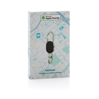 Logo trade promotional gifts image of: Keyfinder Dual keychain with worldwide locating