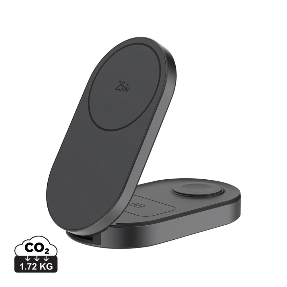 Logotrade advertising products photo of: Quantum ultra-fast 3-in-1 25W Foldable Wireless Charger