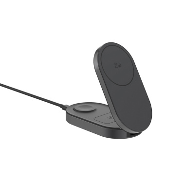 Logo trade promotional giveaways picture of: Quantum ultra-fast 3-in-1 25W Foldable Wireless Charger