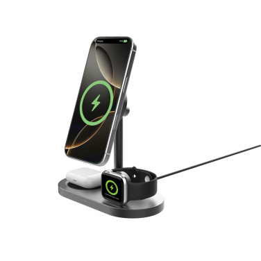 Logo trade business gifts image of: Quantum RCS ultra-fast 25W Magnetic desk wireless Charger