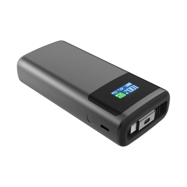 Logo trade business gift photo of: Quantum RCS ultra-fast PD45W 10.000mAh powerbank with screen