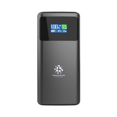 Logo trade promotional products image of: Quantum RCS ultra-fast PD45W 10.000mAh powerbank with screen