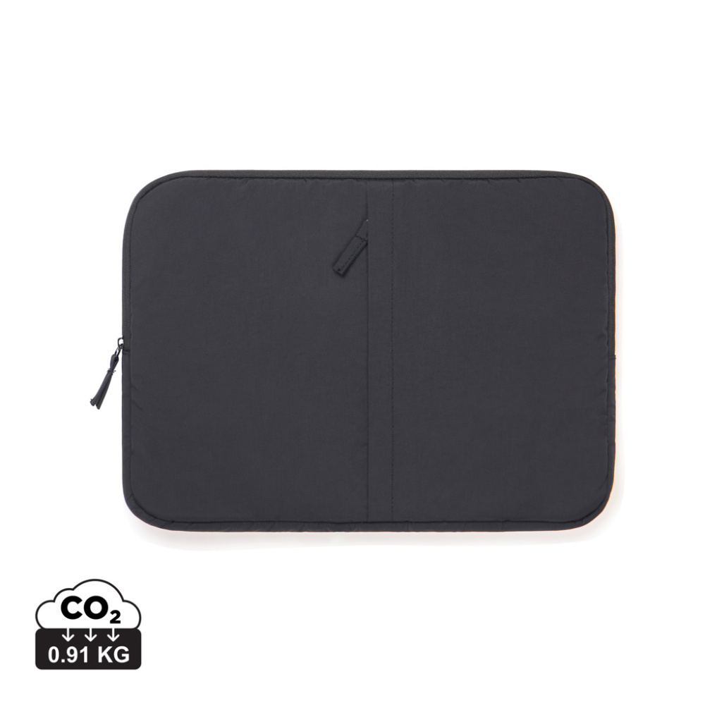 Logo trade promotional products picture of: KENTO URBAN RCS recycled nylon 15.6 inch laptop sleeve