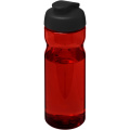 H2O Active® Eco Base 650 ml flip lid sport bottle, Red / Black