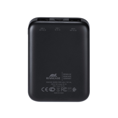 Logo trade corporate gifts picture of: Power Bank VA2006 5000 mAh RIVACASE
